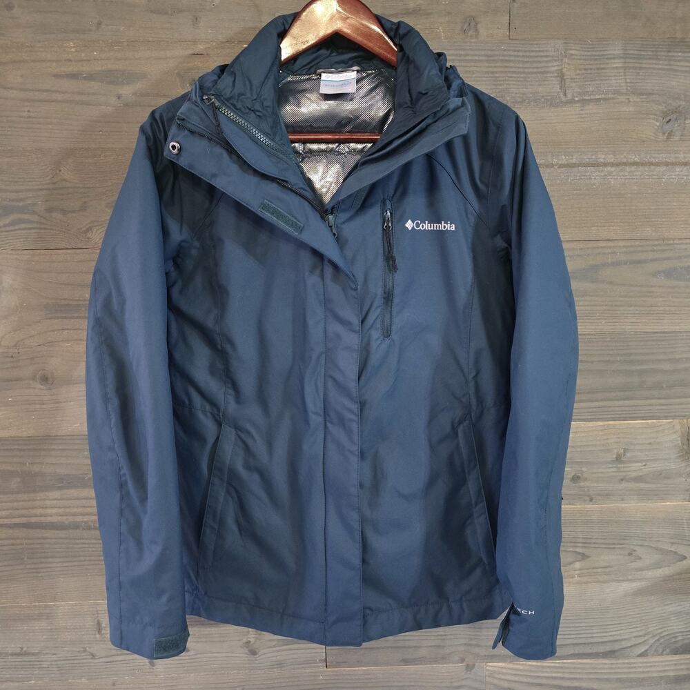 Columbia Whirlibird IV Interchange Winter Jacket Waterproof Teal Green Women's S